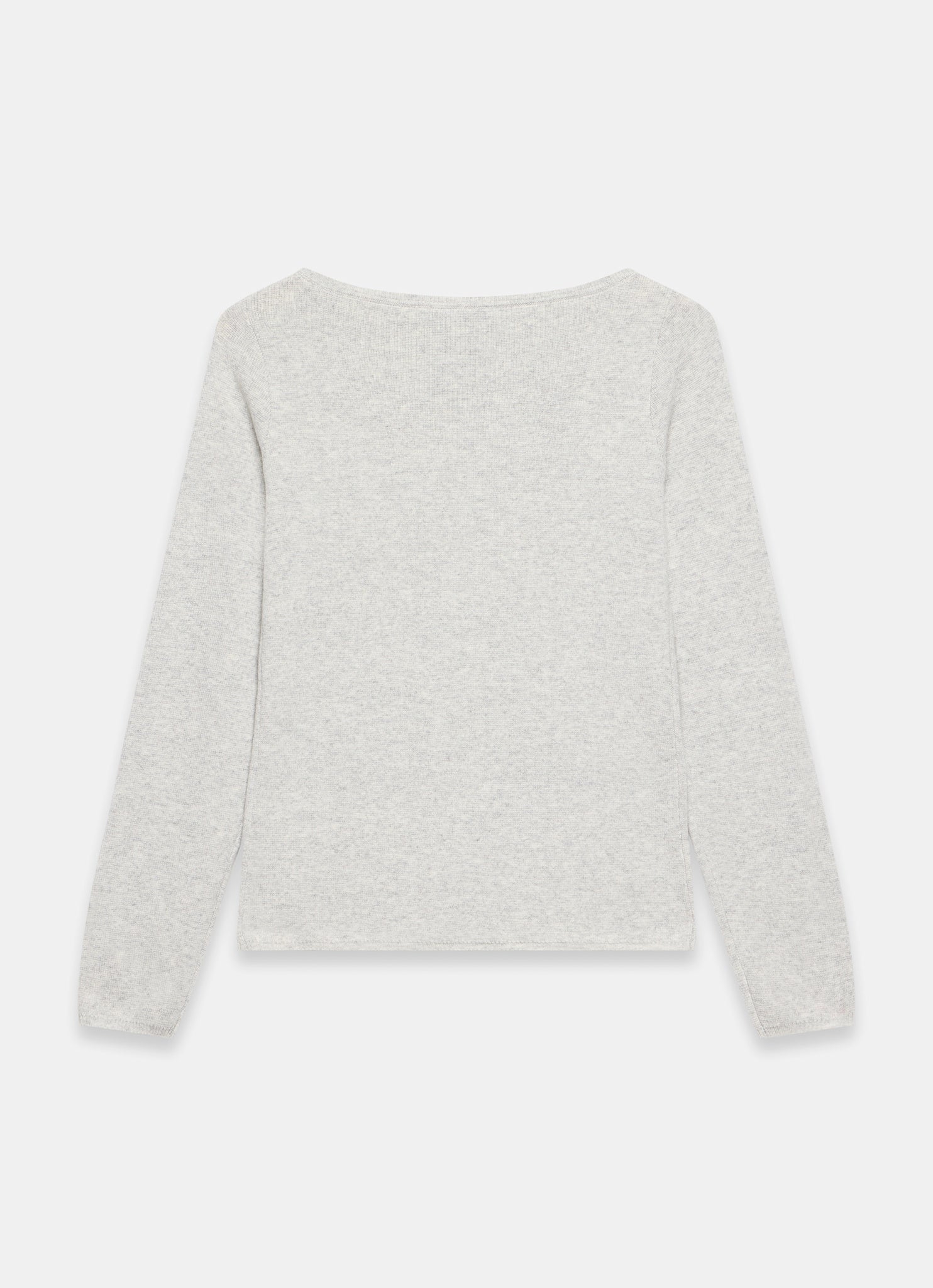 Grey Button Detail Knit Top