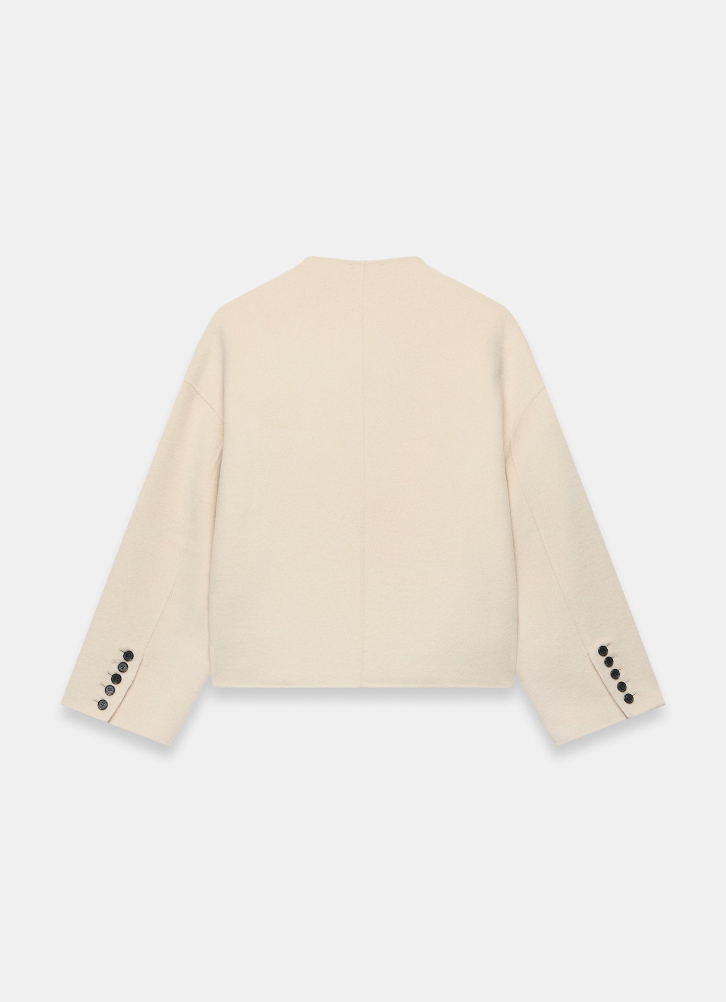 Neutral Hand Finished Button Detail Jacket