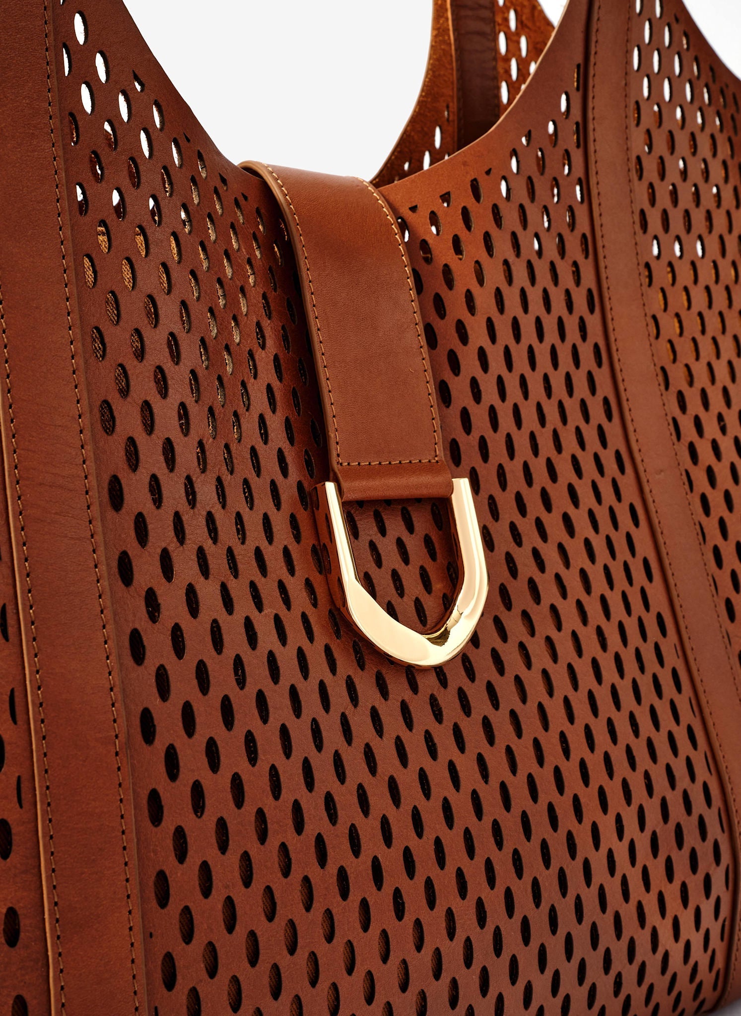 Harlow Tan Leather Tote Bag