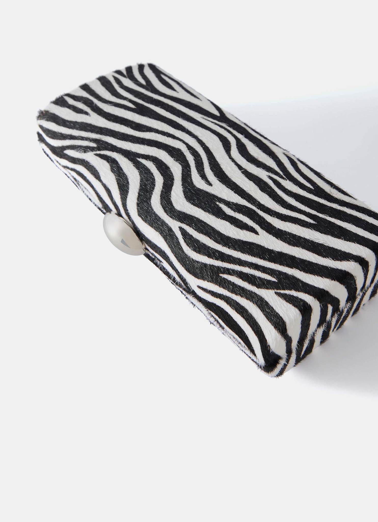 Hope Zebra Print Clutch Bag