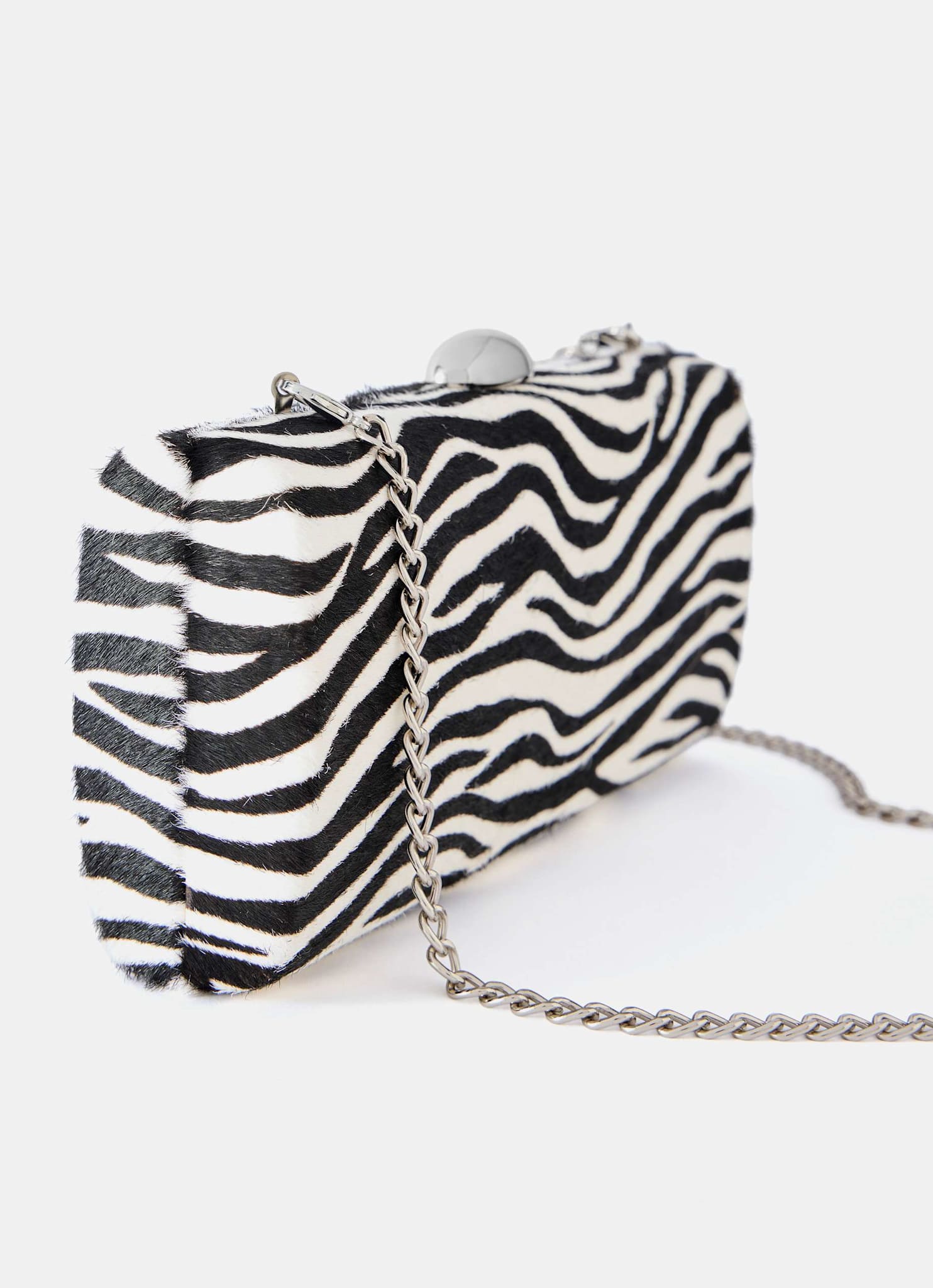 Hope Zebra Print Clutch Bag