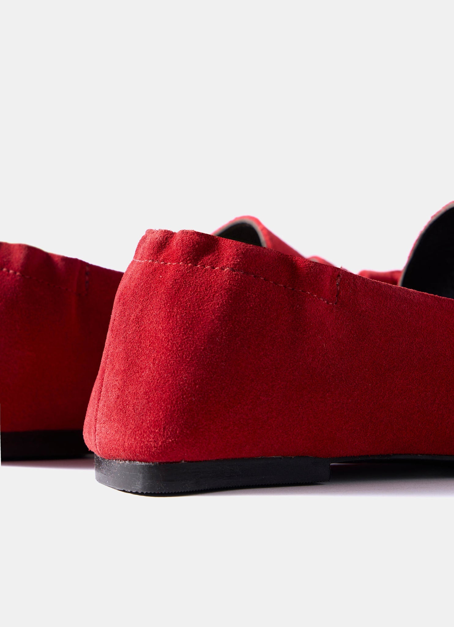Indie Red Suede Loafers