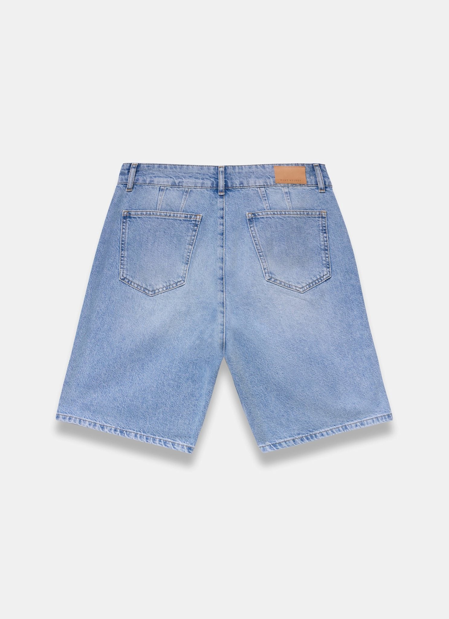 Denim Mid Length Shorts