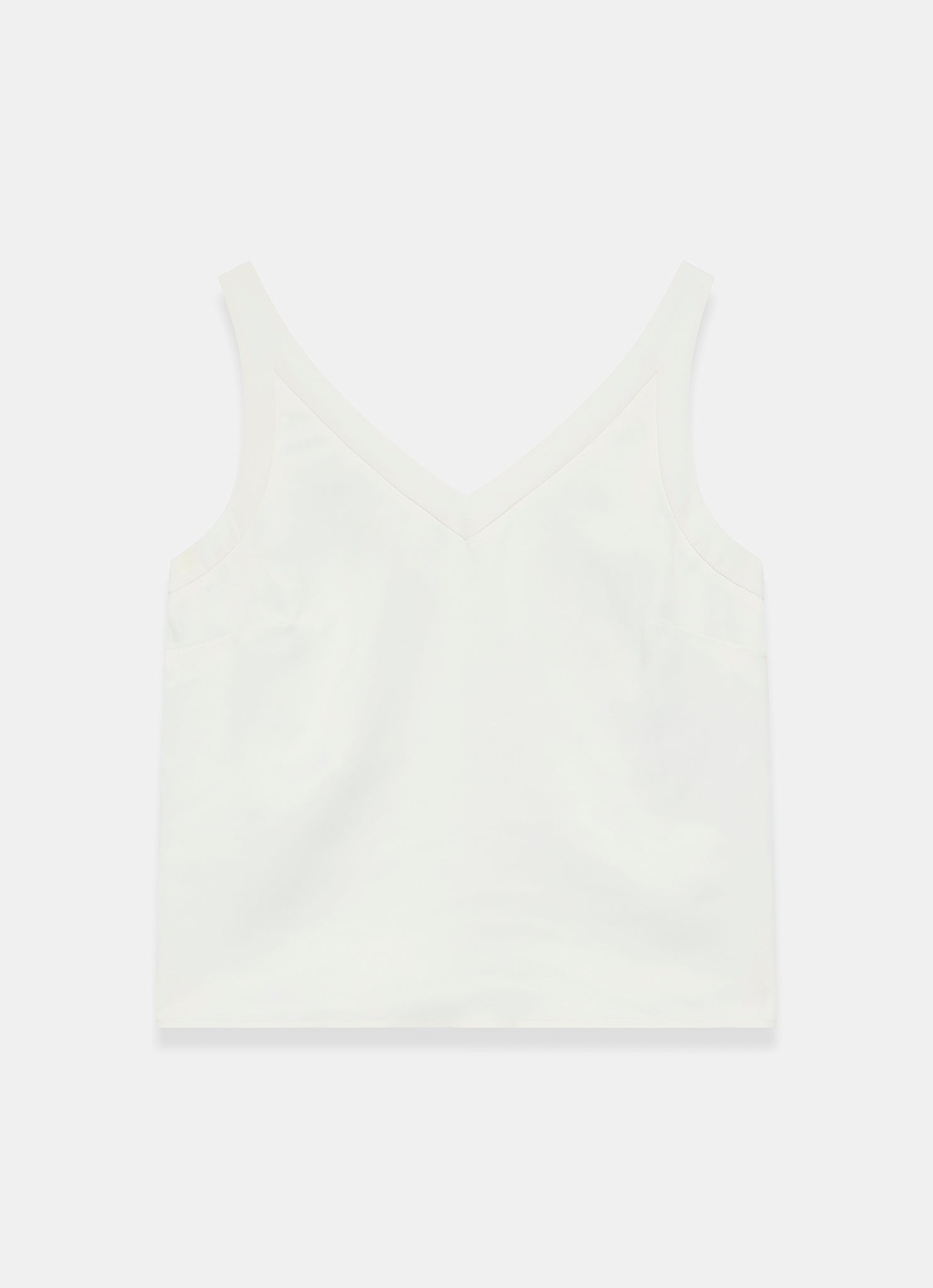 White Trim Detail Camisole Top