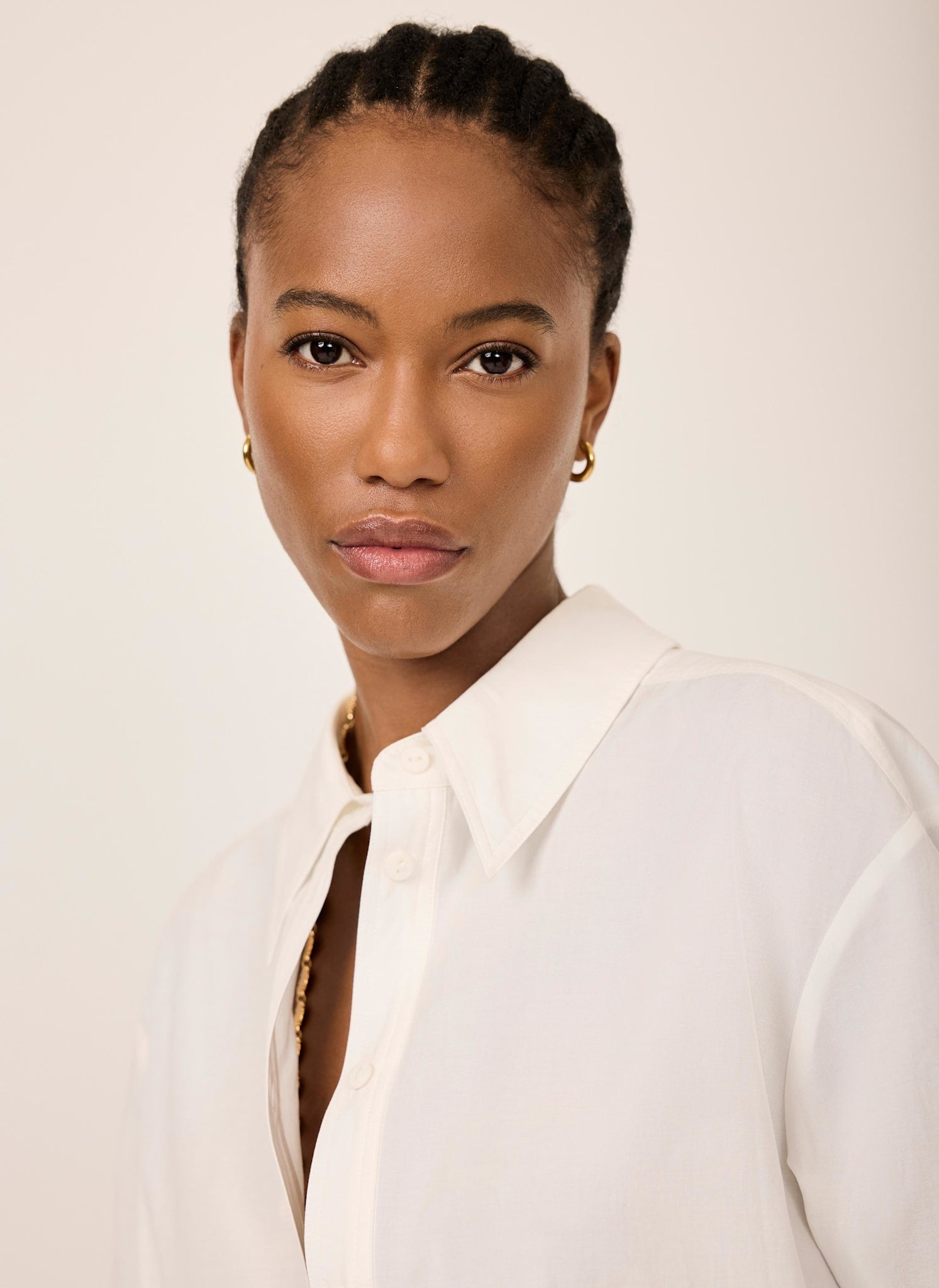 White Oversized Tailored Shirt