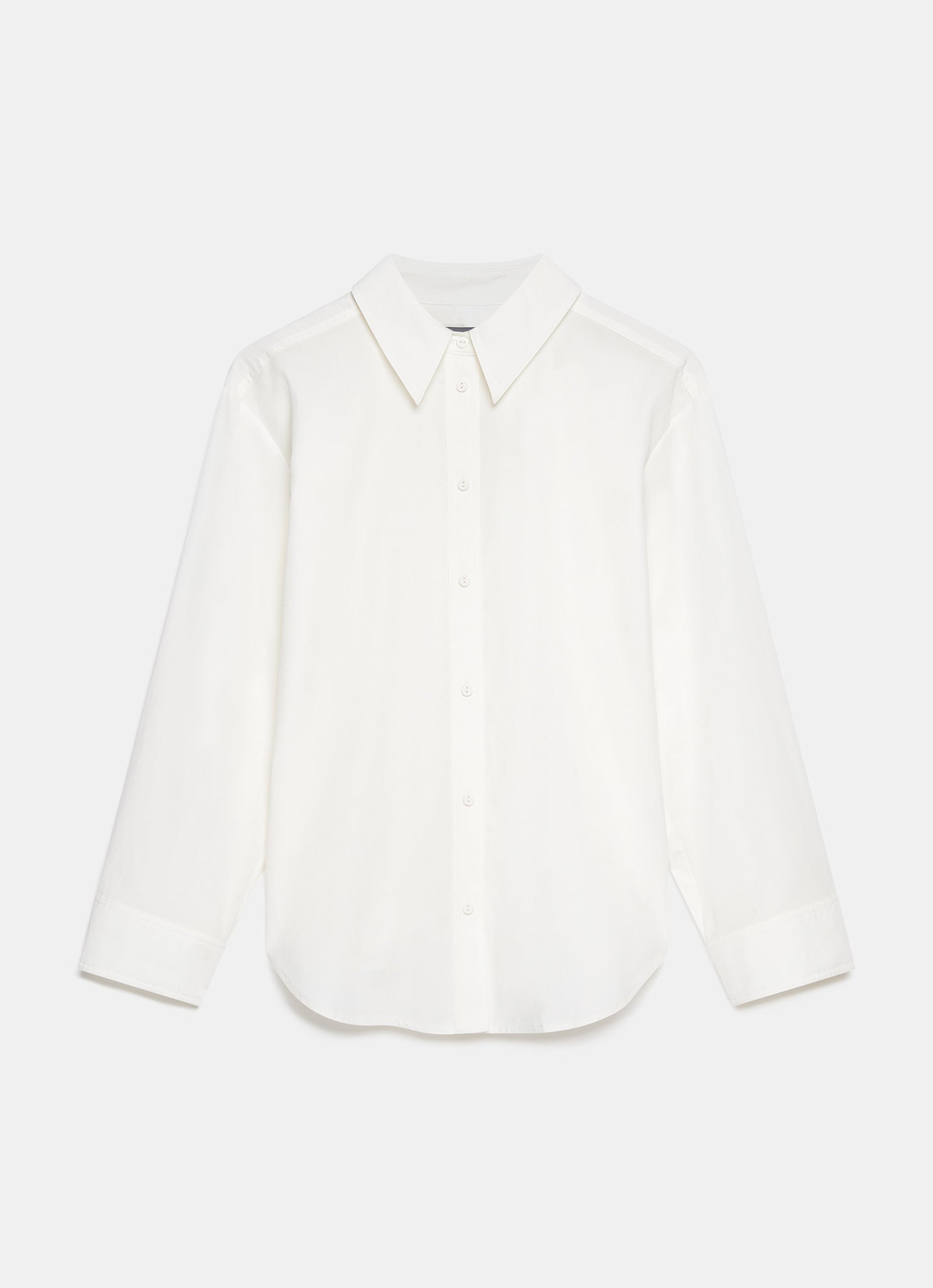 White Oversized Tailored Shirt