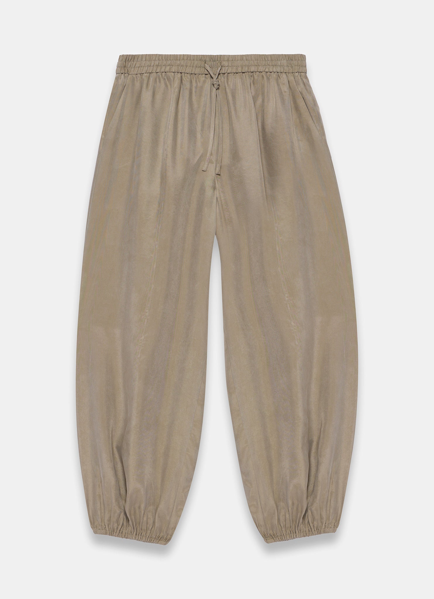 Khaki Balloon Trousers