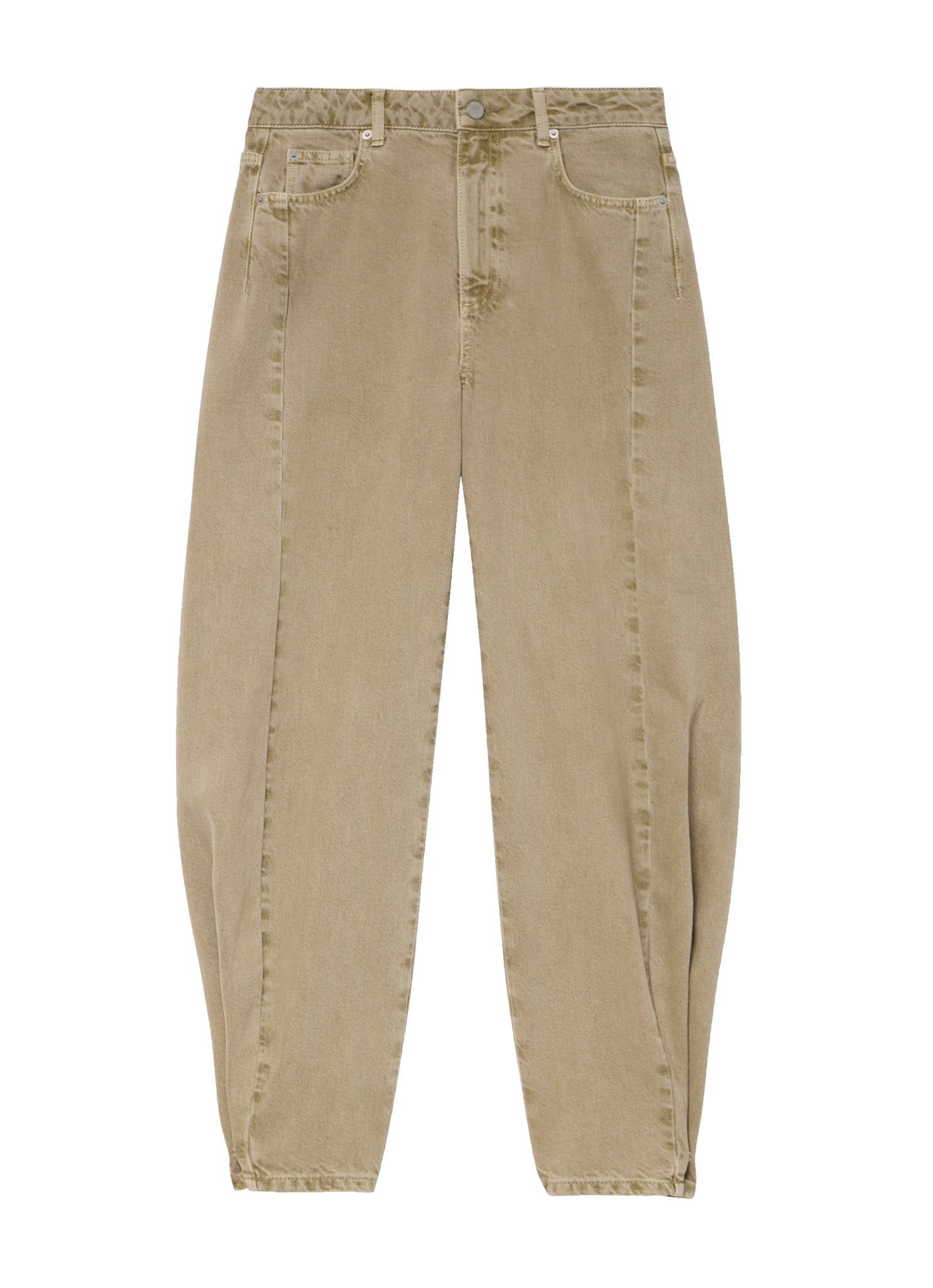 Khaki Balloon Popper Jeans