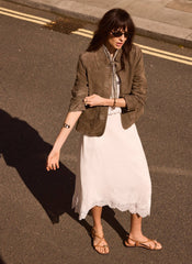 Khaki Suede Jacket