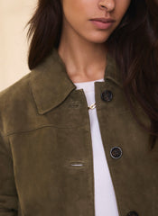 Khaki Suede Jacket