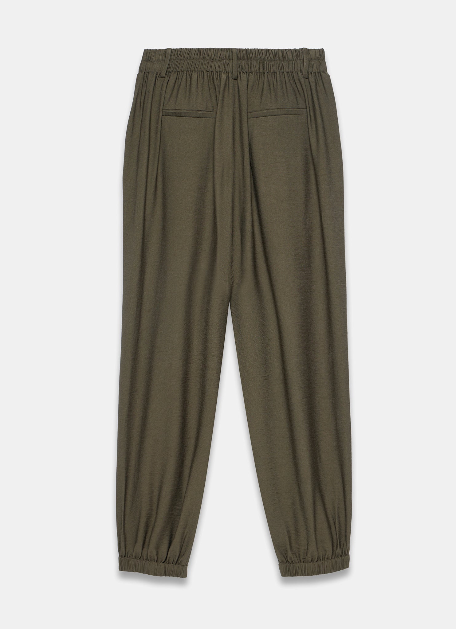 Khaki Soft Balloon Trousers