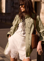 Khaki Washed Pocket Shacket