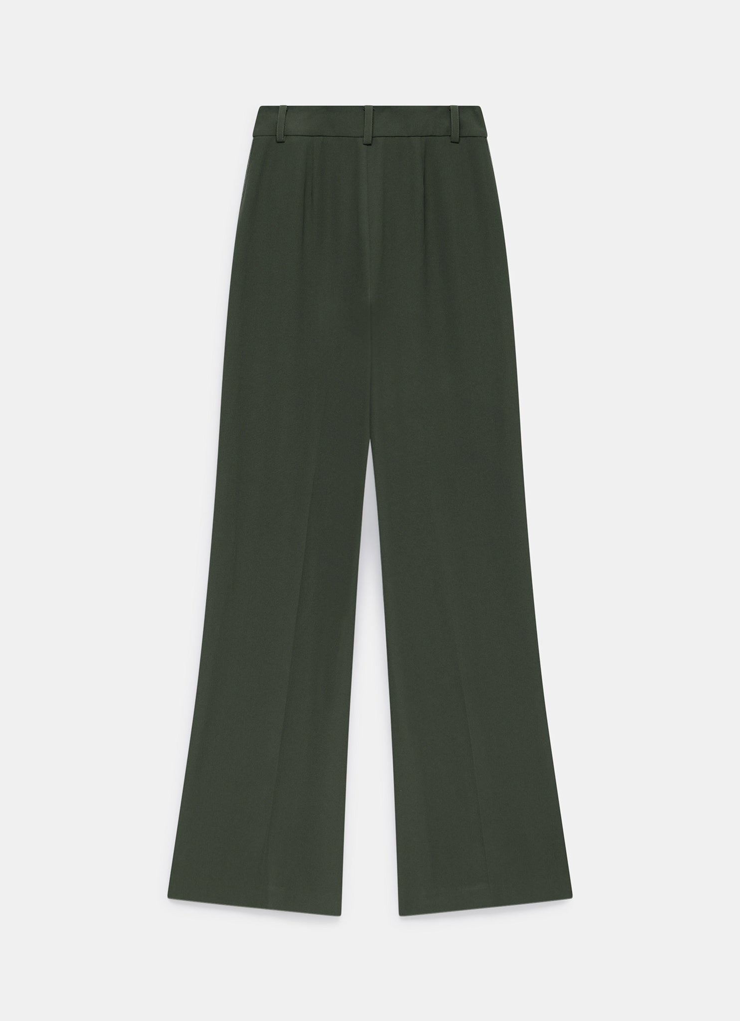 Green Tailored Wide Trousers