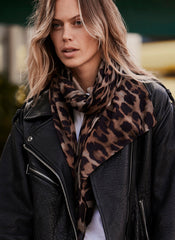 Leopard Print Scarf