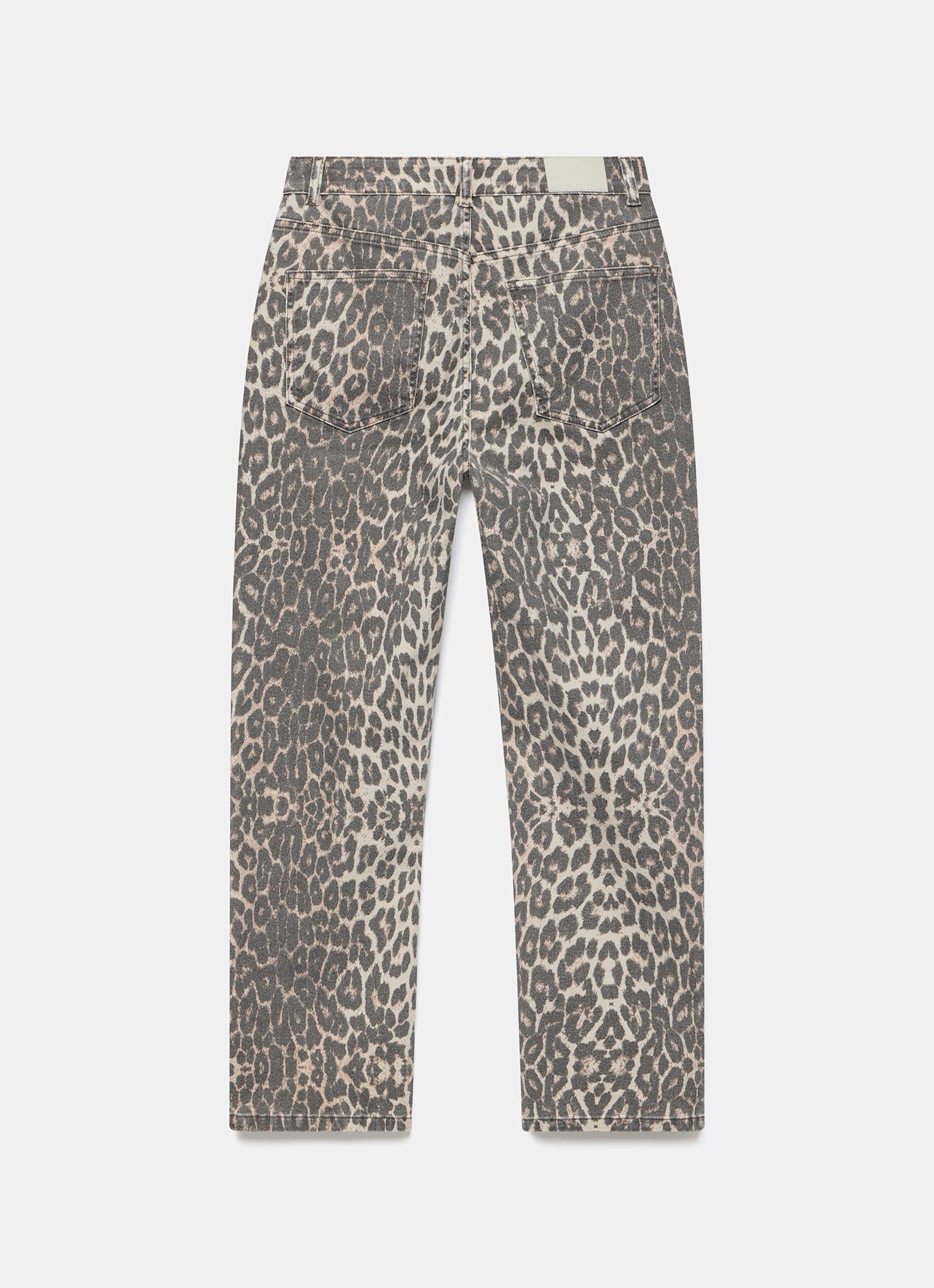 Leopard Print Slim Jeans