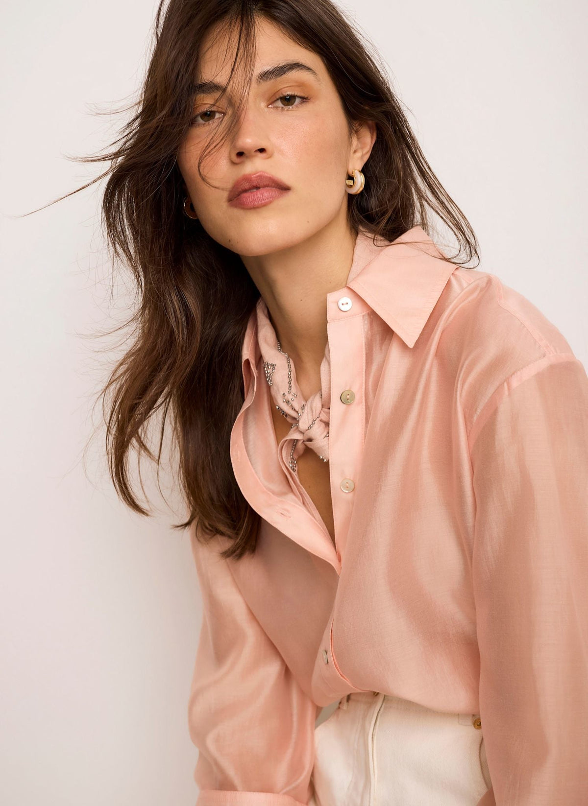 Pink Sheer Shirt