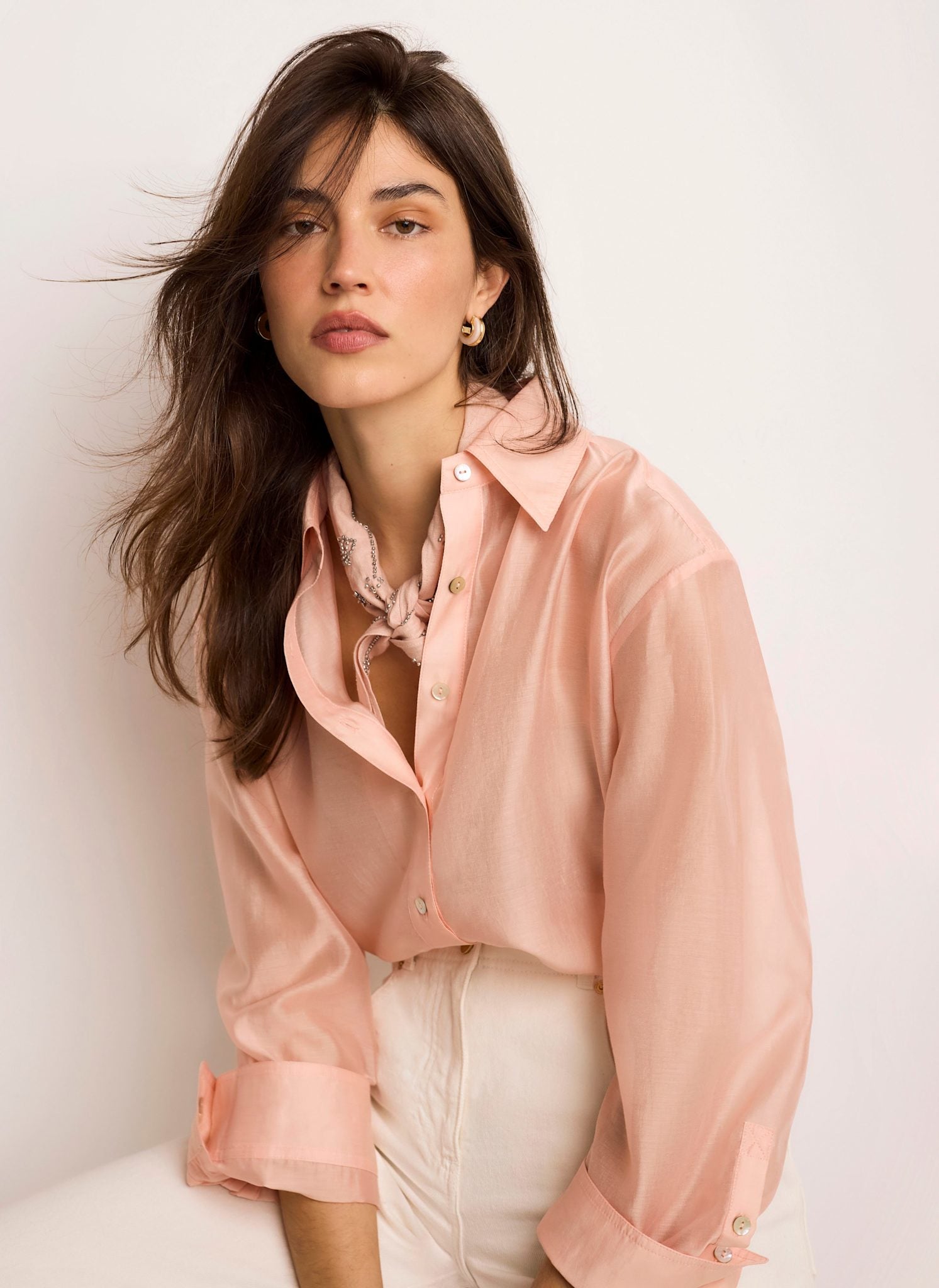 Pink Sheer Shirt