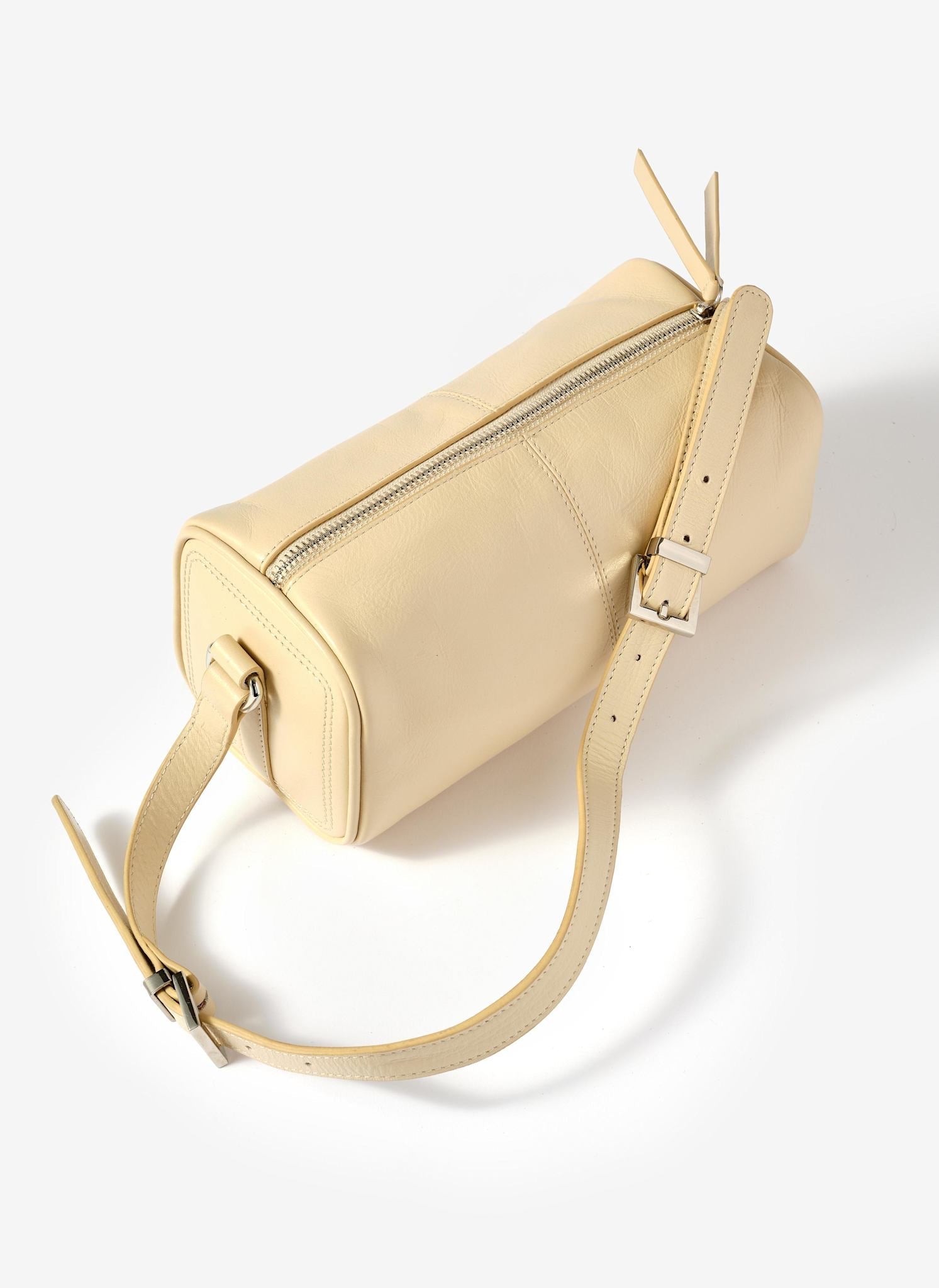 Matilda Butter Yellow Leather Shoulder Bag