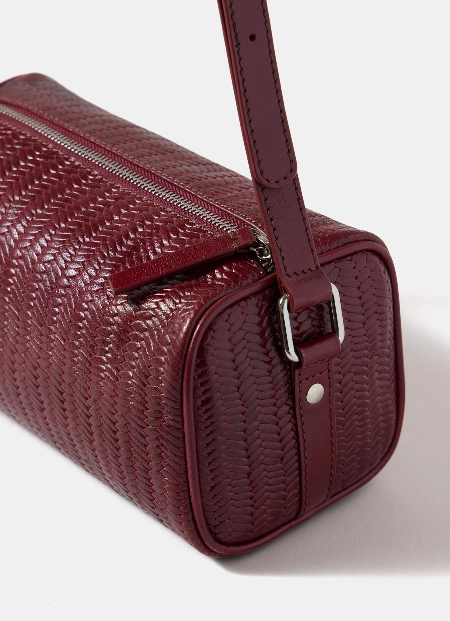Matilda Red Leather Shoulder Bag