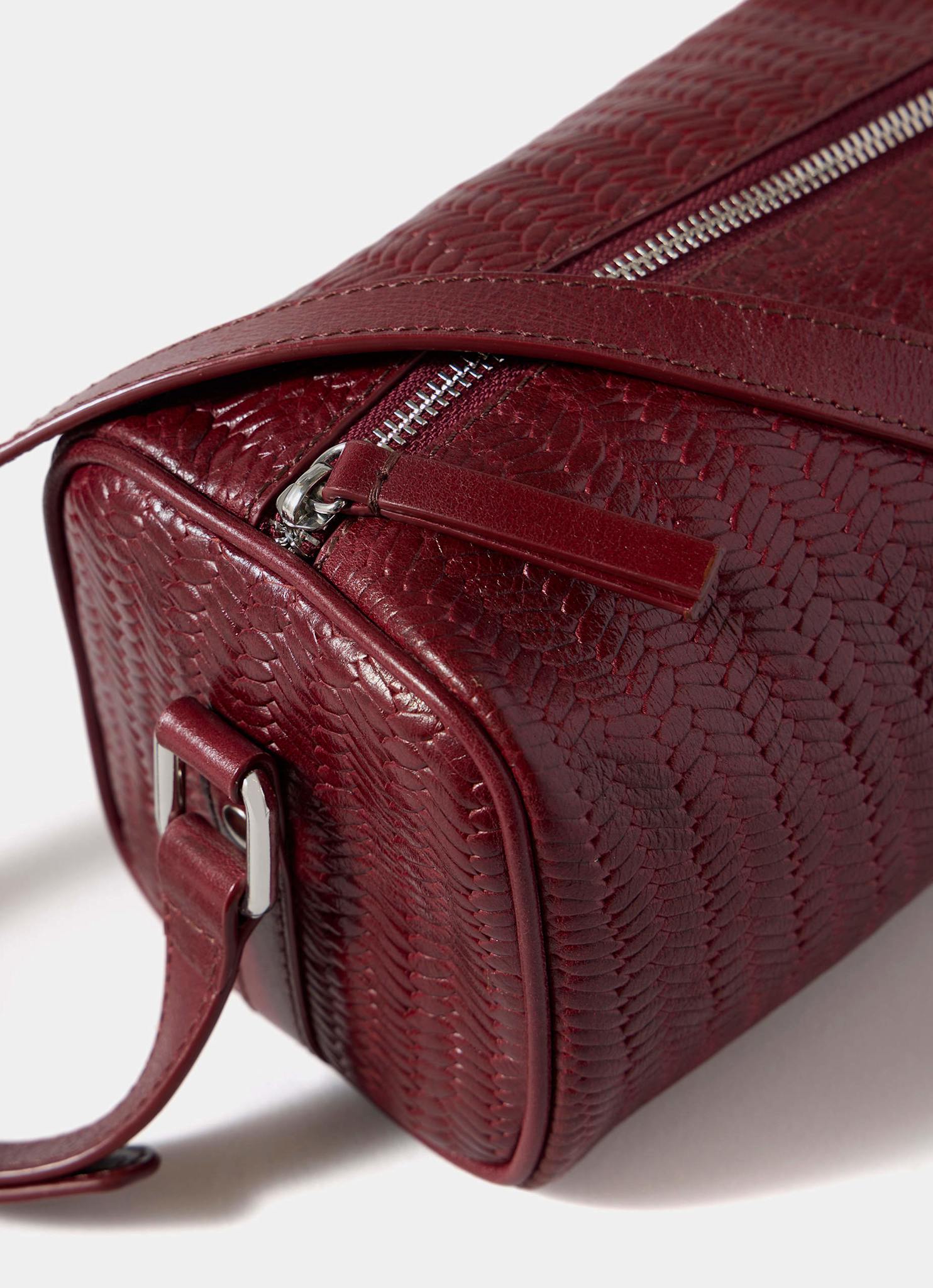 Matilda Red Leather Shoulder Bag