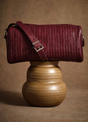 Matilda Red Leather Shoulder Bag