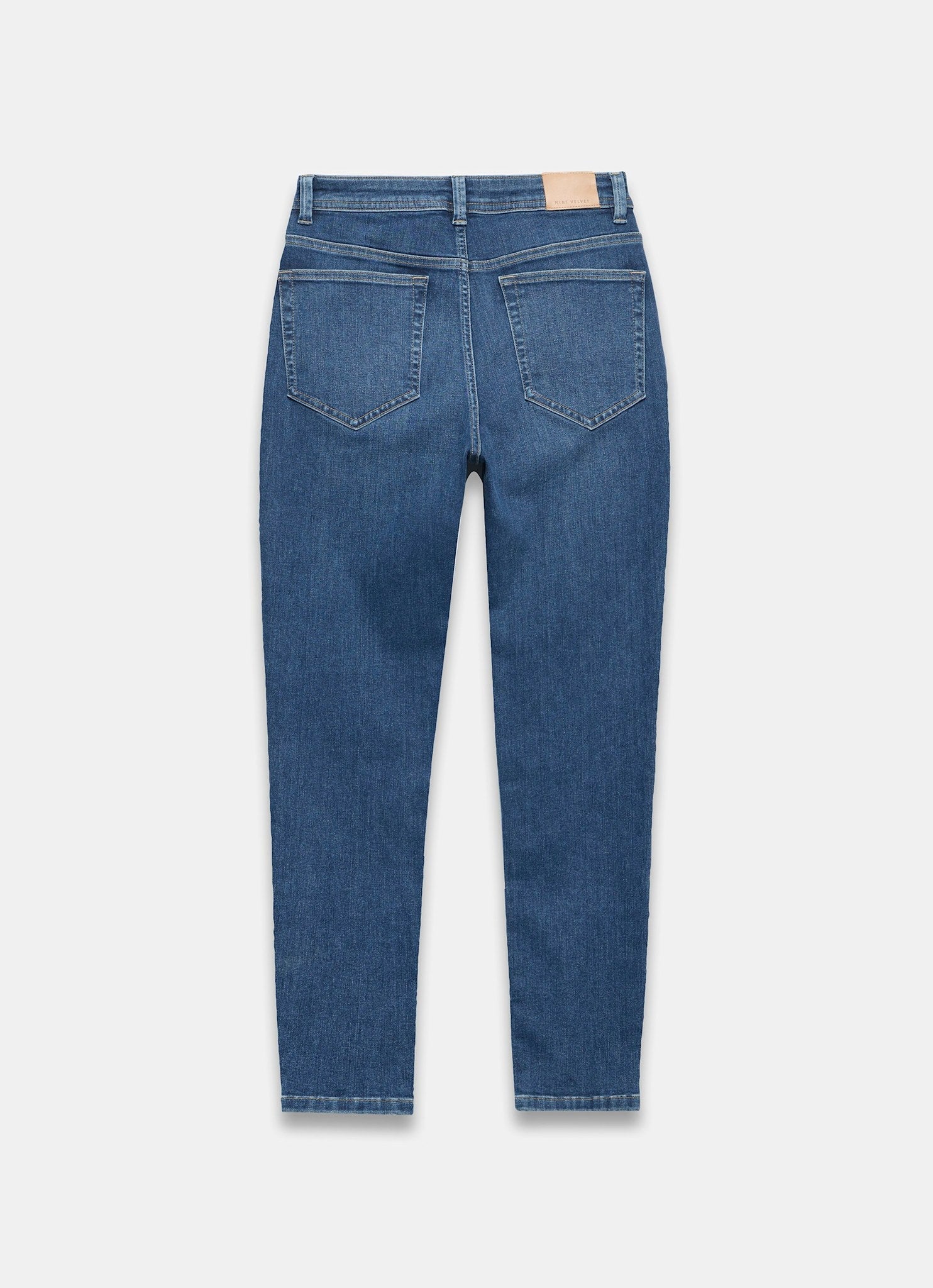 Mid Indigo Sculpting Skinny Jeans