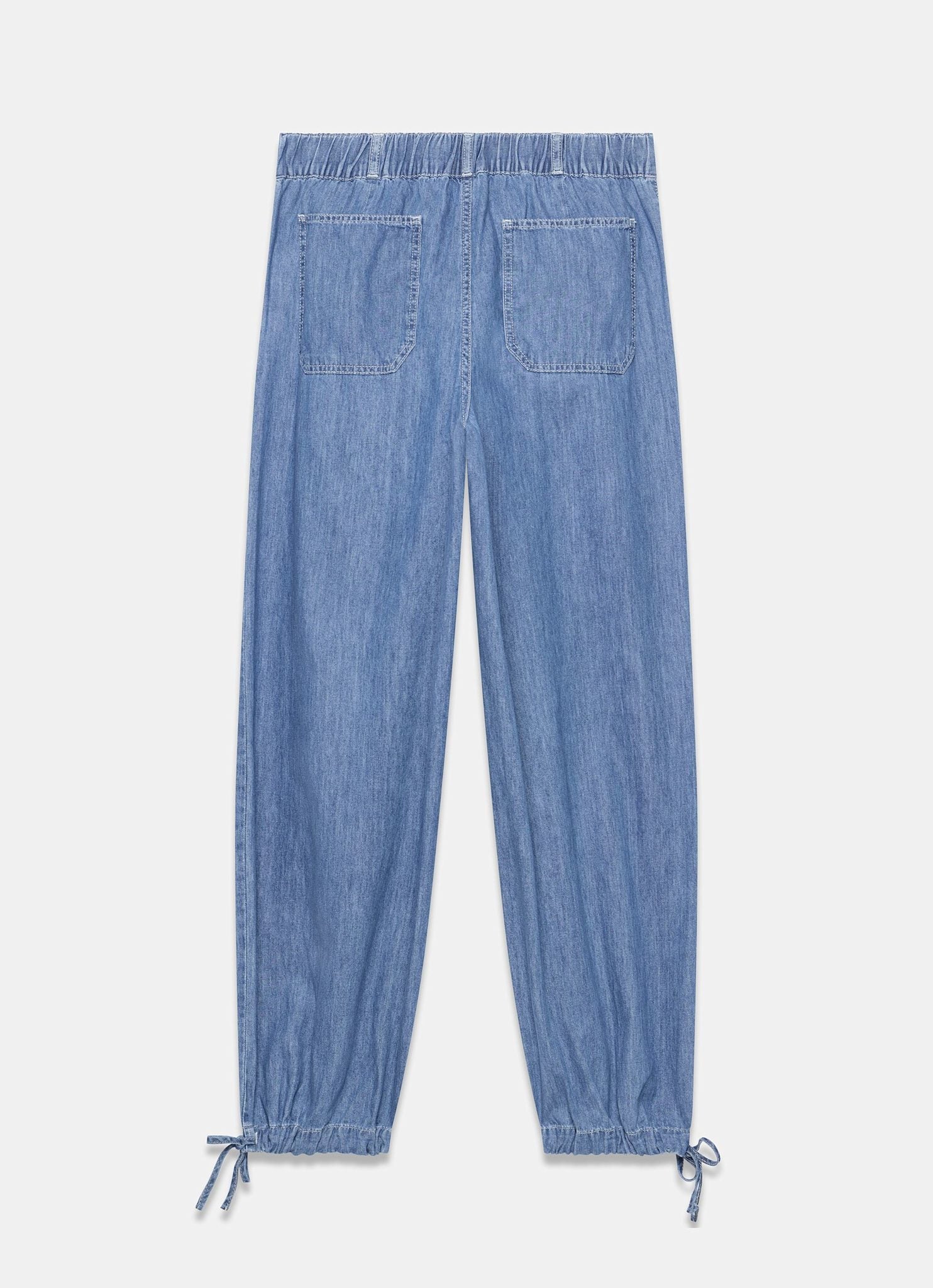 Mid Indigo Balloon Jeans