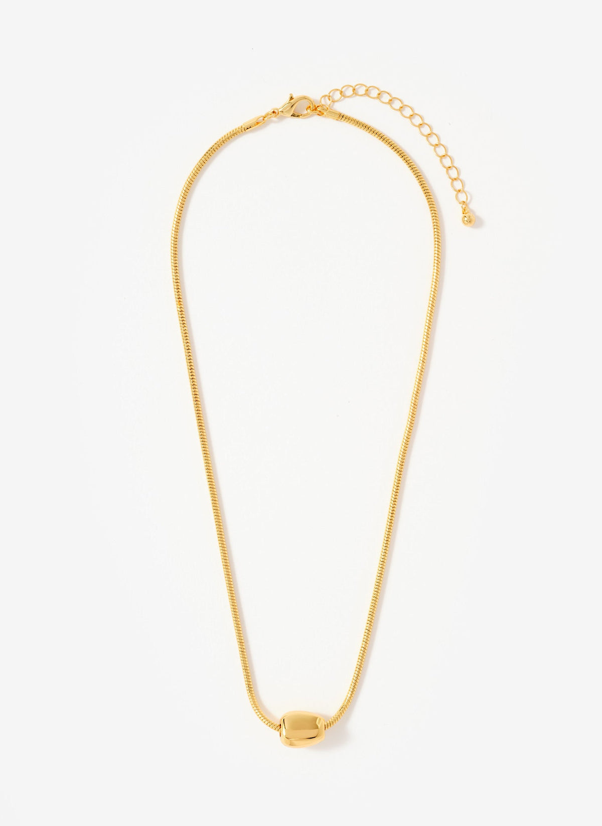 Gold Tone Sphere Necklace