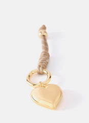 Neutral Cord Heart Bag Charm