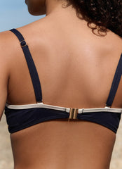 Navy Bandeau Bikini Top