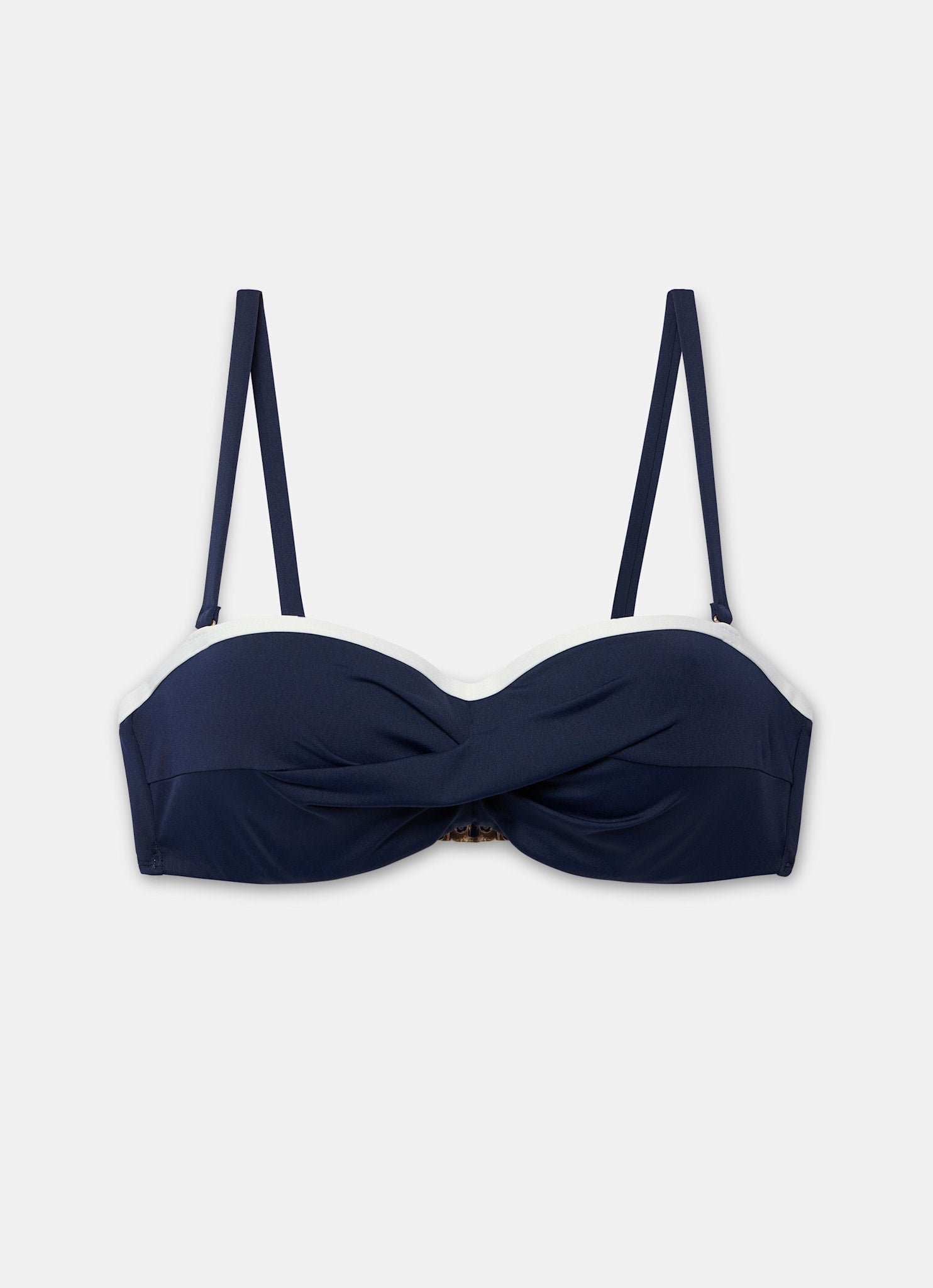 Navy Bandeau Bikini Top