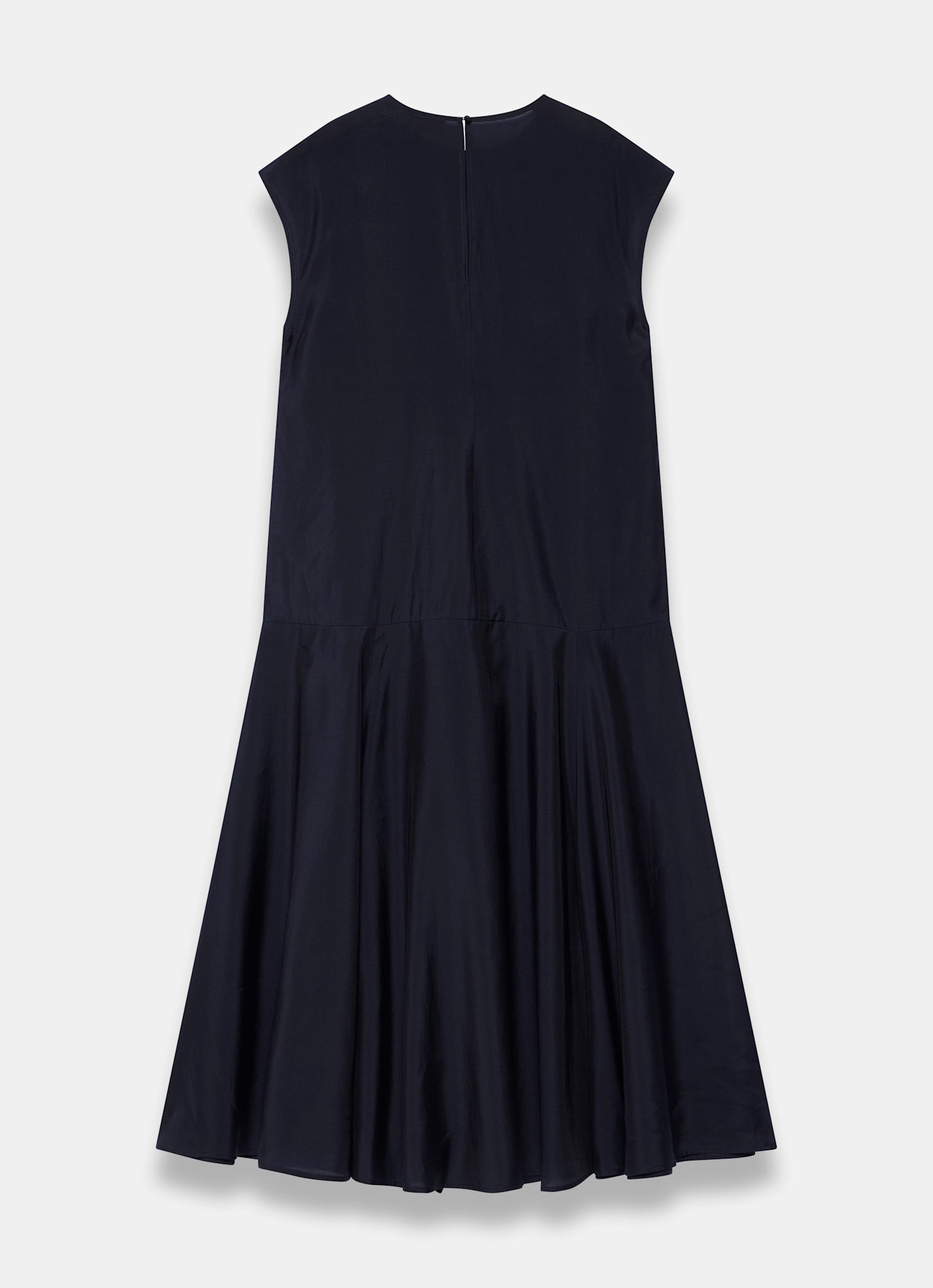 Navy Full Hem Midi Dress