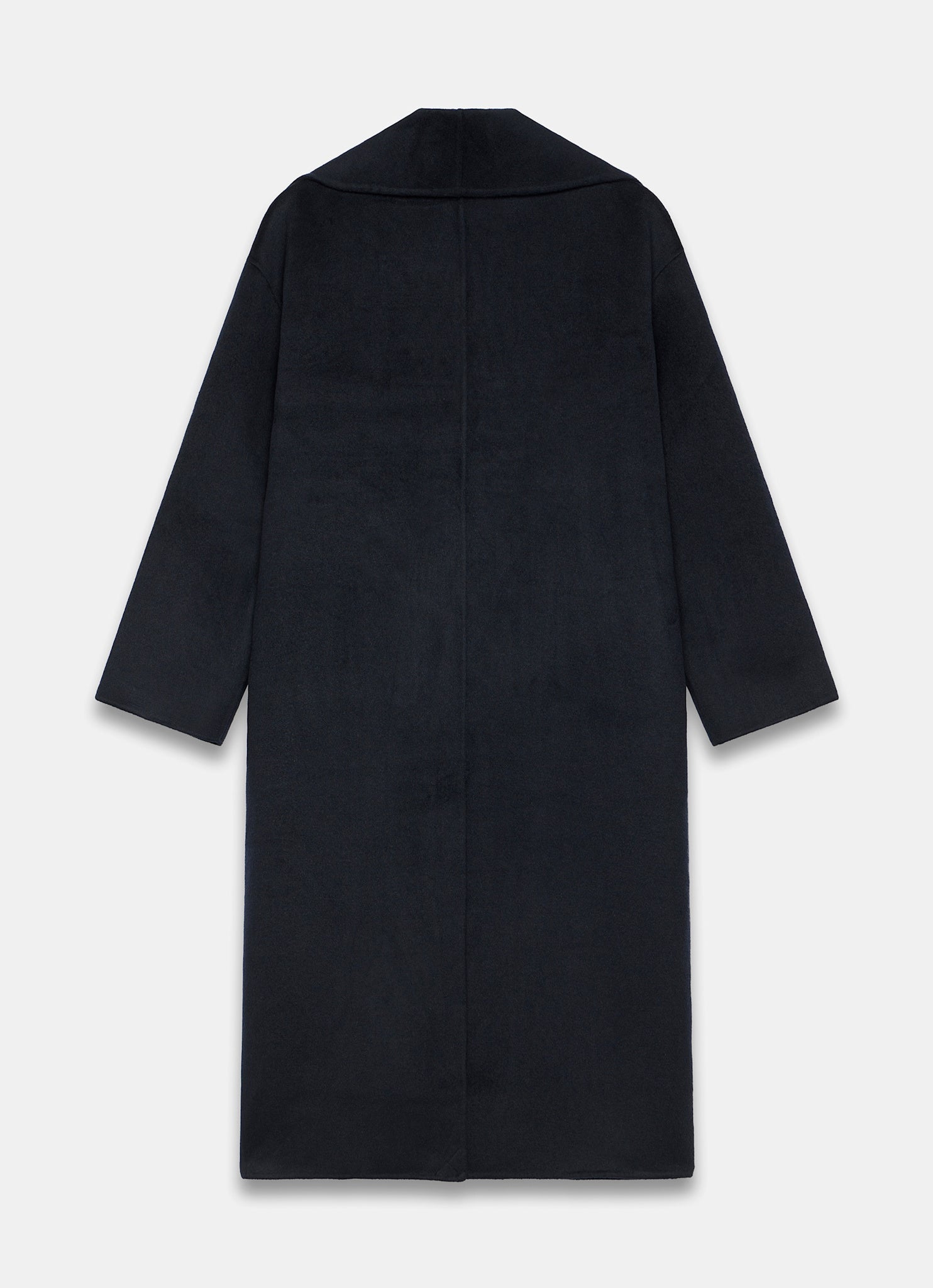 Navy Hand Finished Double Breasted Coat