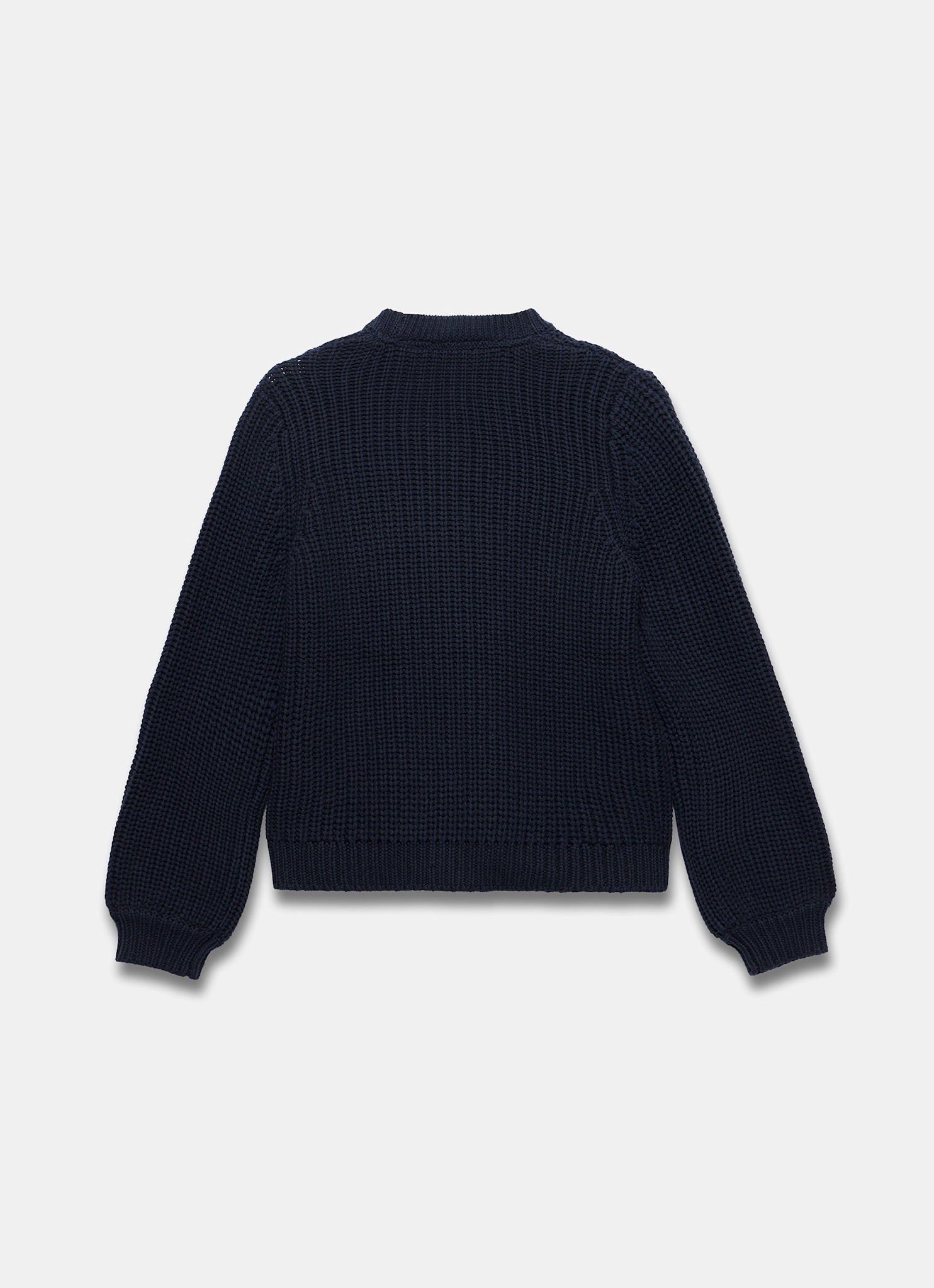 Navy Heart Embroidered Cardigan