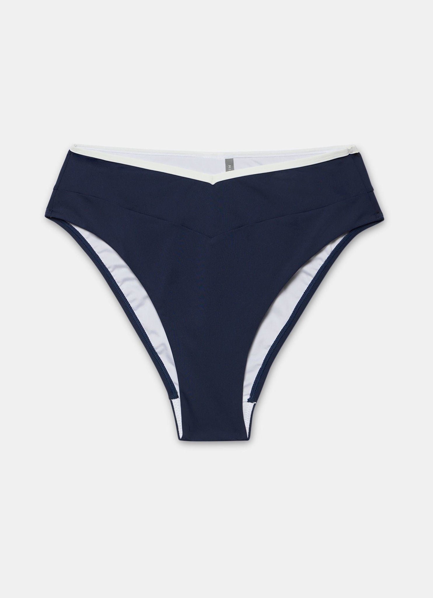 Navy High Leg Bikini Bottoms