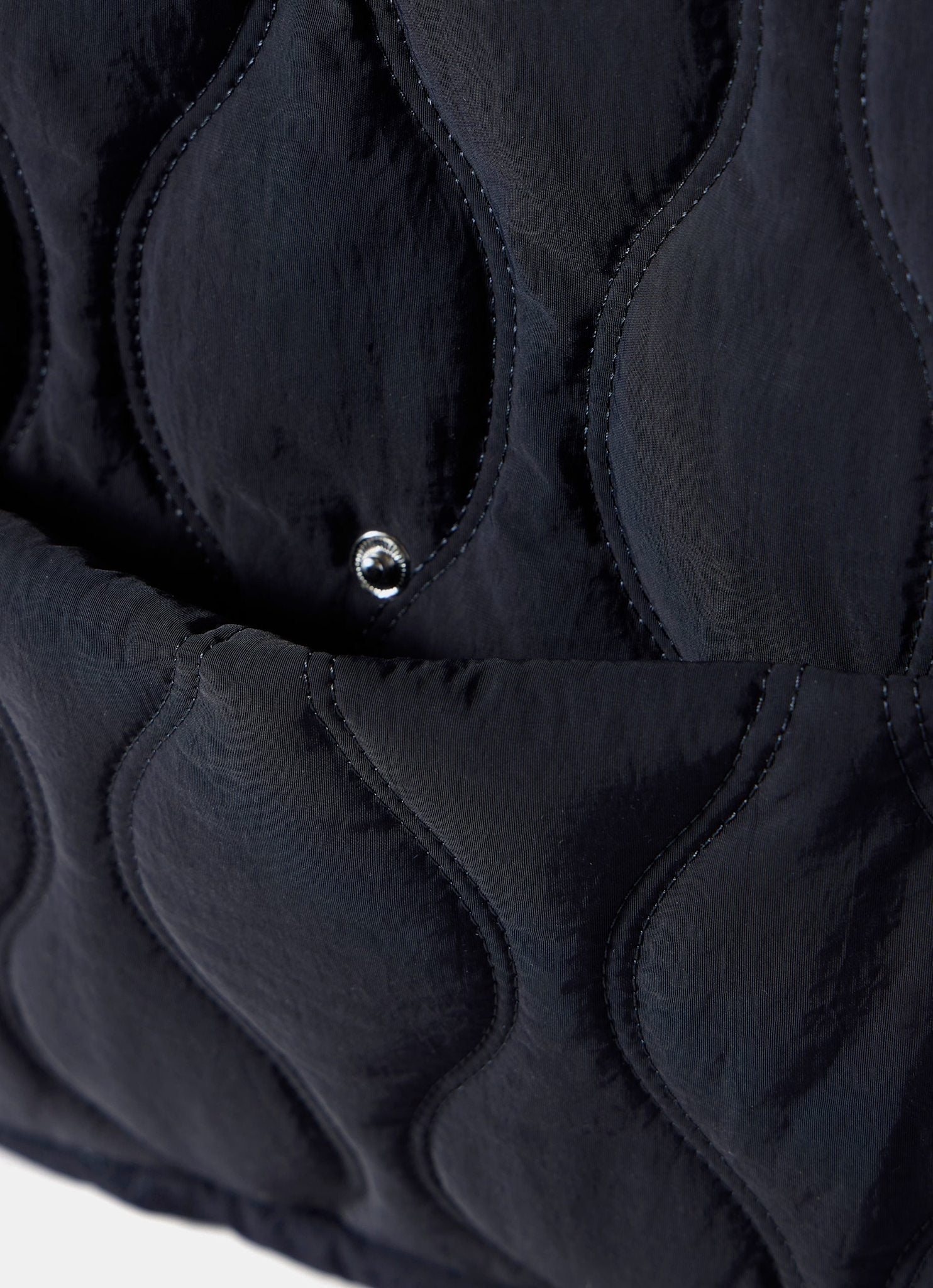 Jamie Navy Quilted Tote Bag