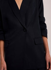 Navy Single Breasted Blazer
