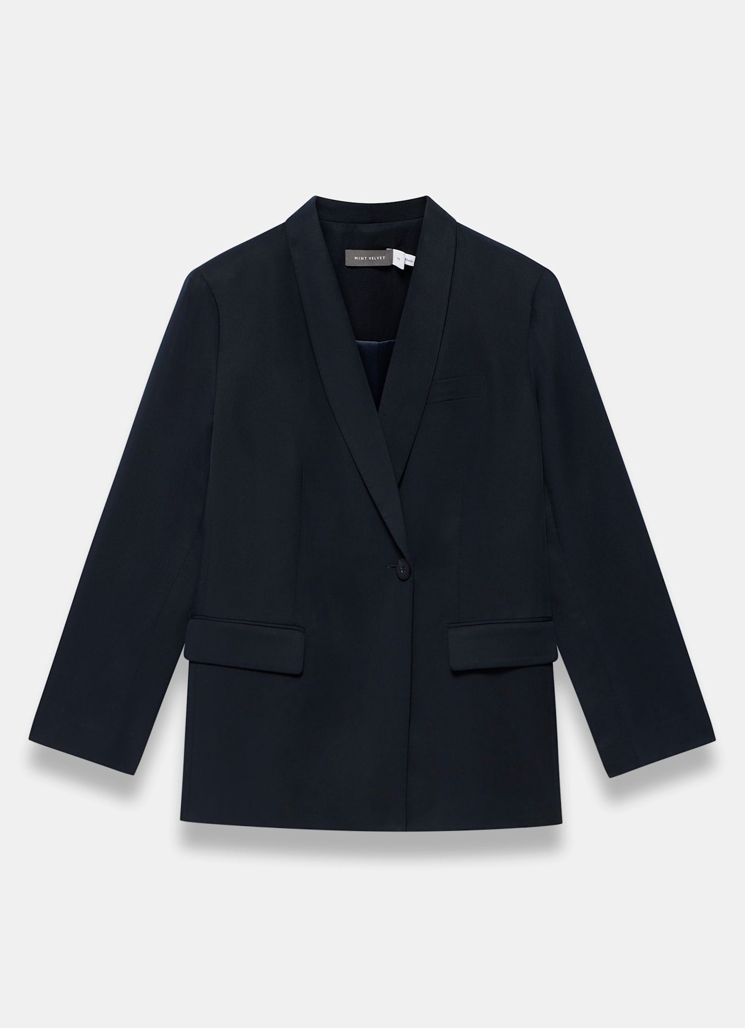 Navy Single Breasted Blazer