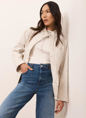Neutral Drawstring Jacket