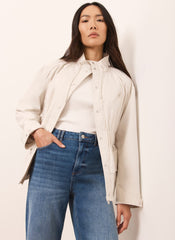 Neutral Drawstring Jacket