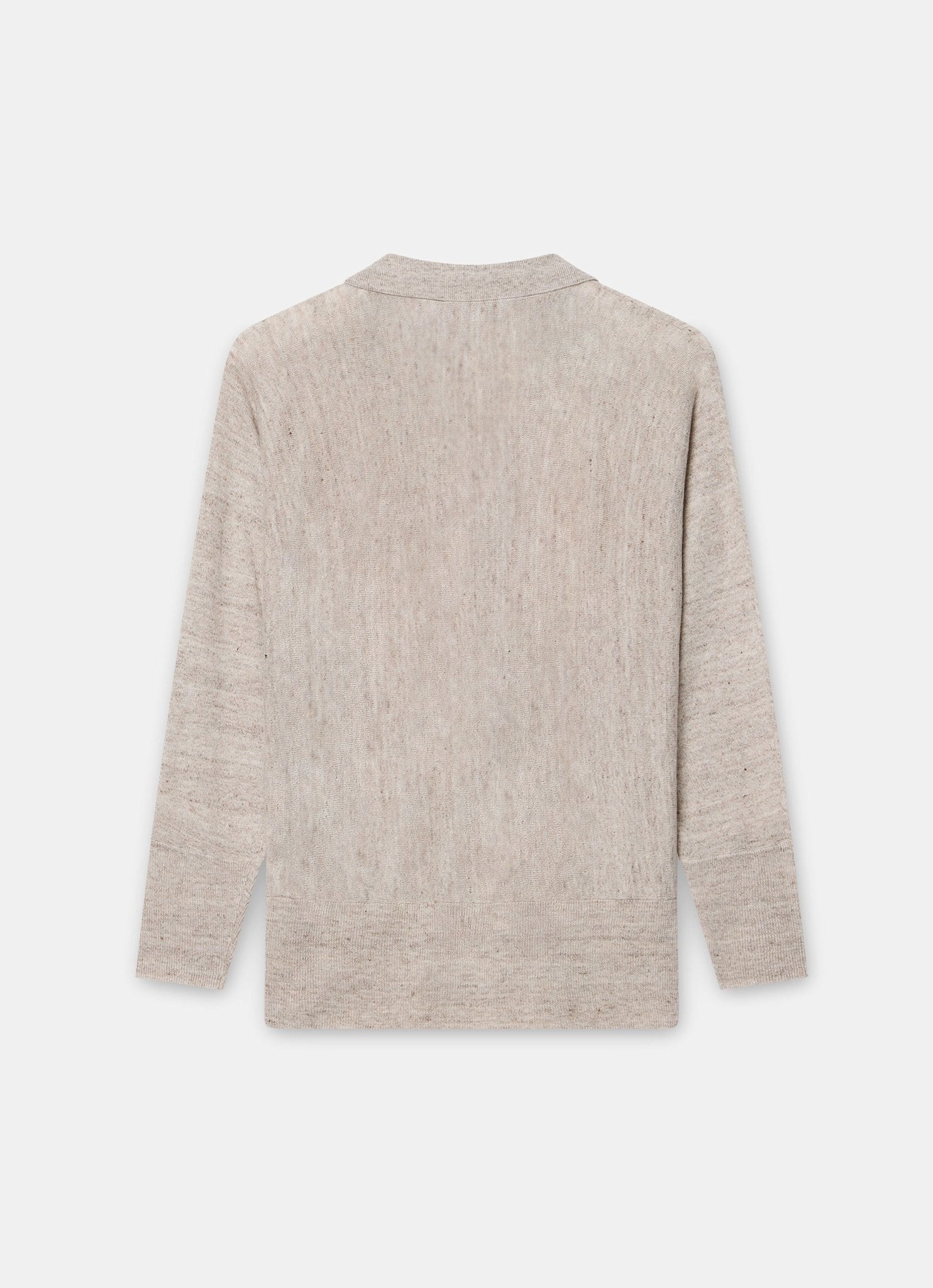 Neutral Linen Blend Knit Jumper