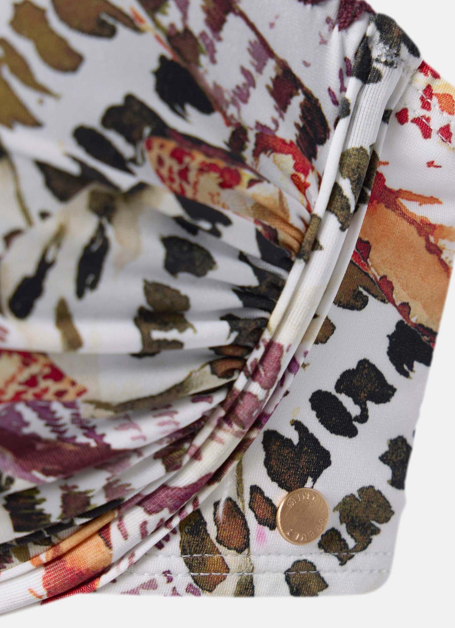 Neutral Printed Underwired Bikini Top