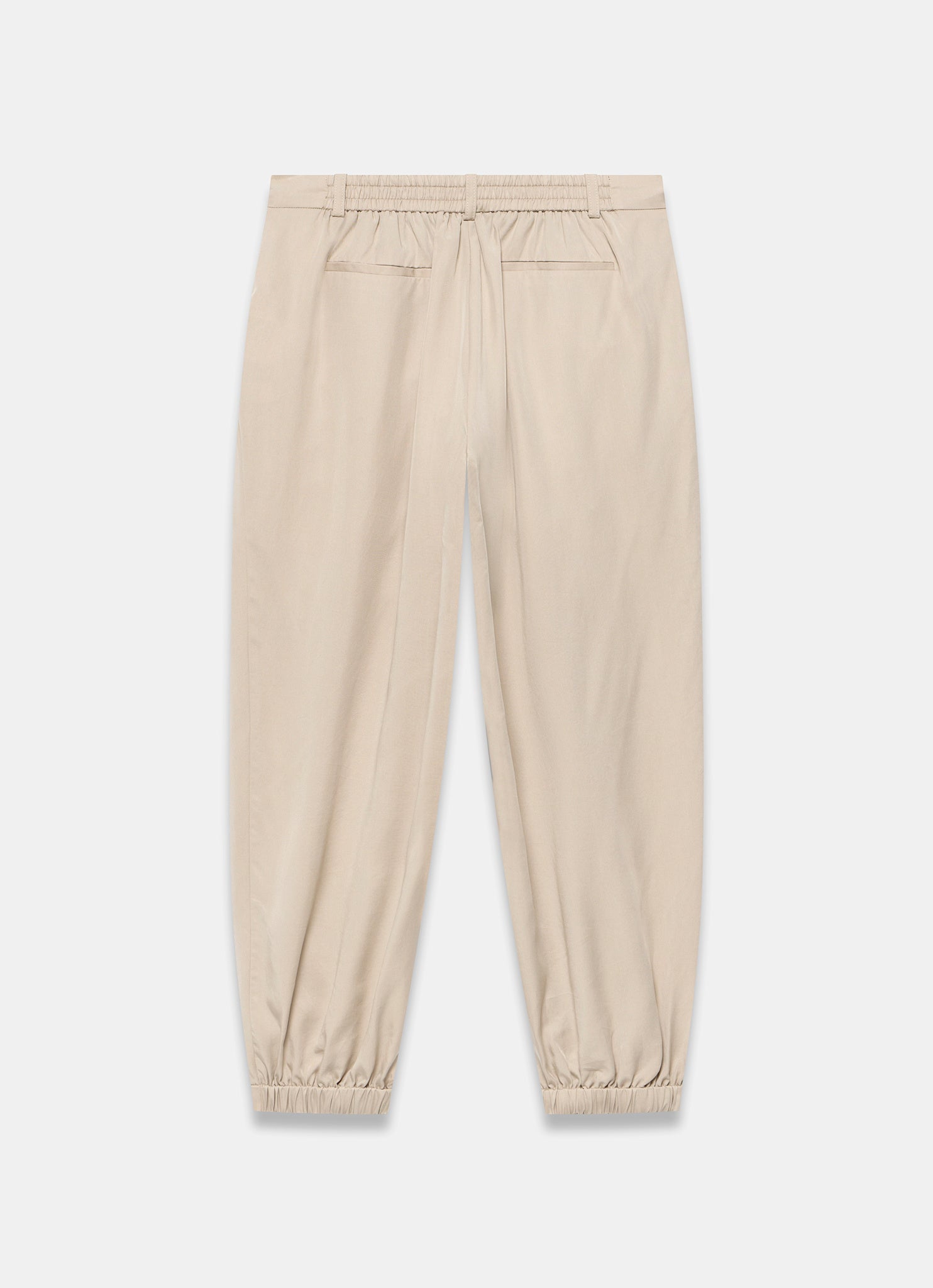 Neutral Tapered Balloon Trousers
