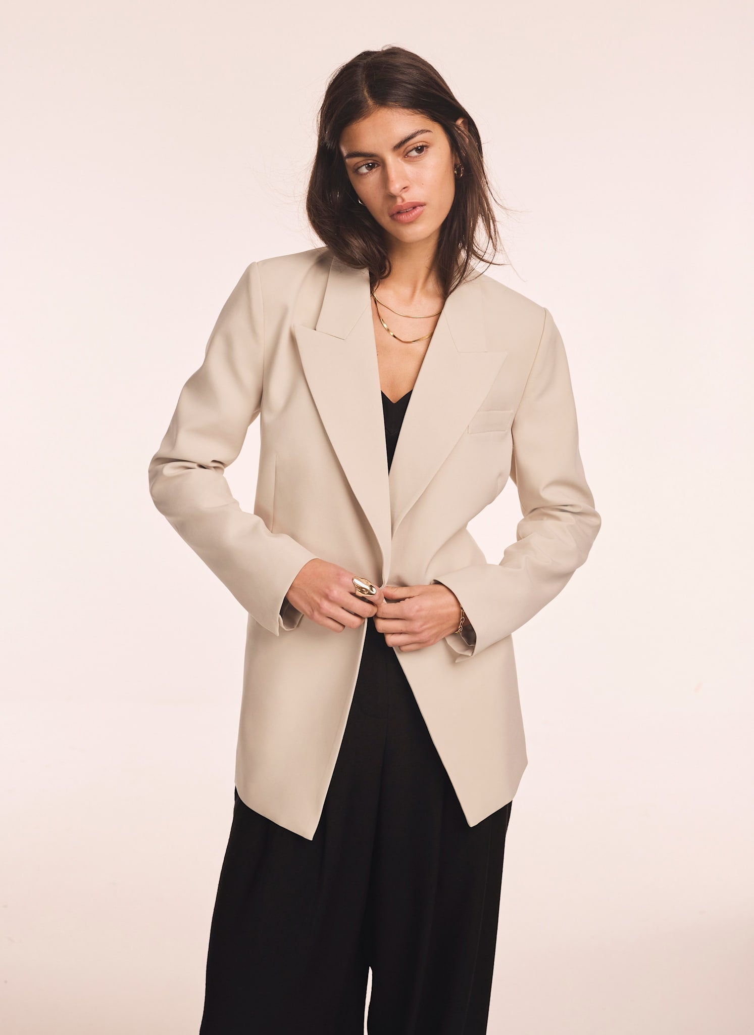 Neutral Longline Blazer