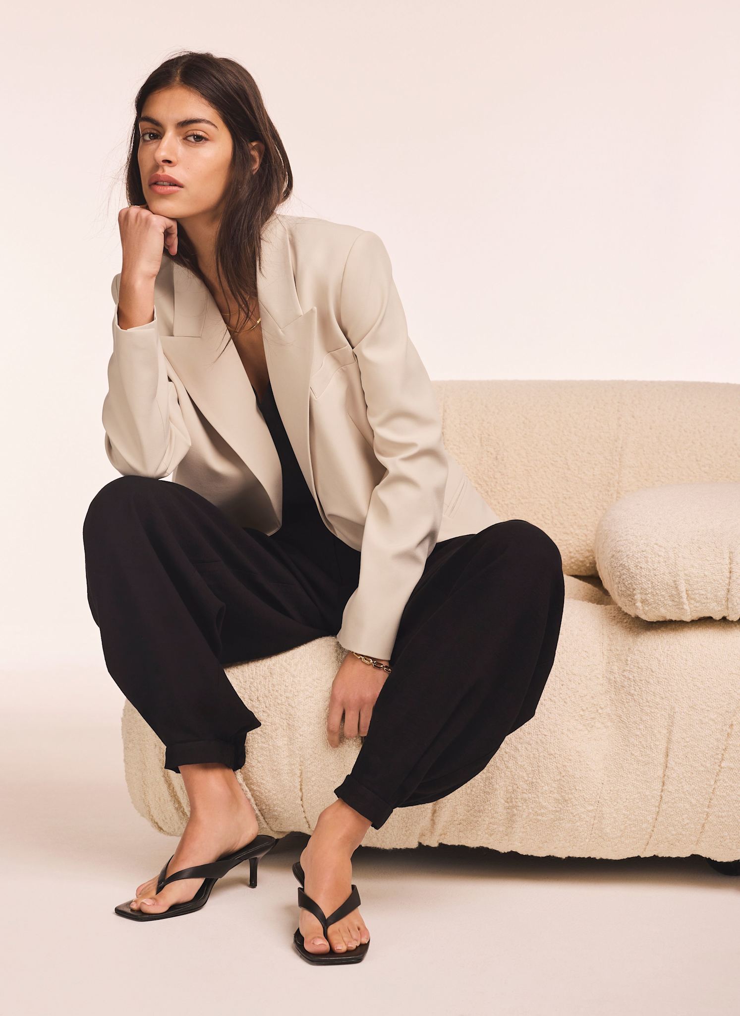Neutral Longline Blazer