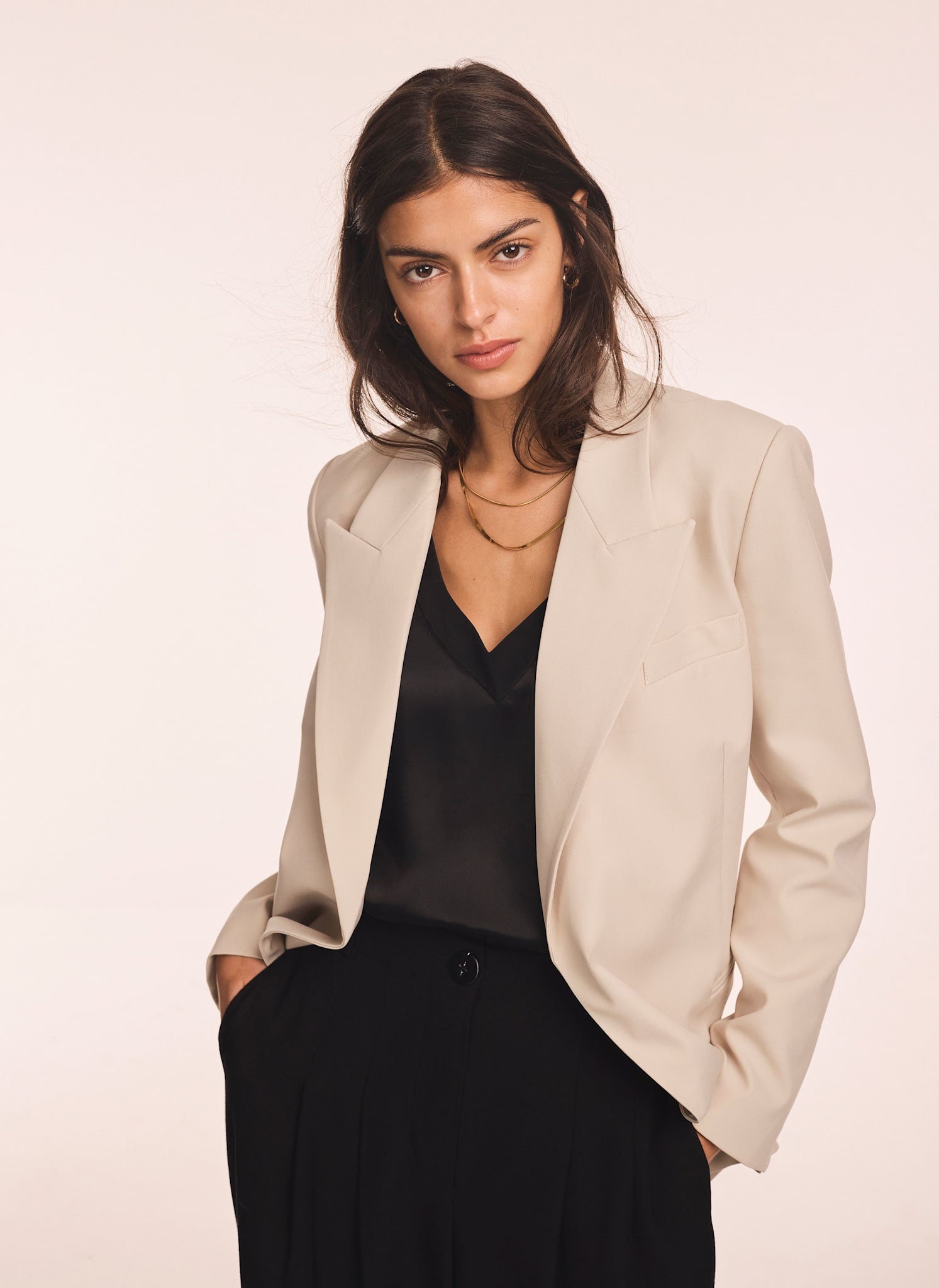 Neutral Longline Blazer