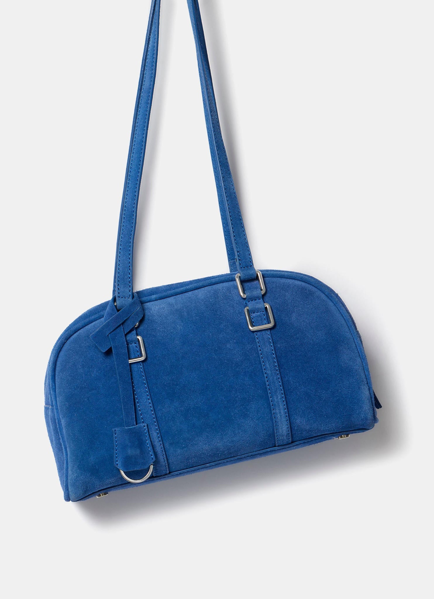 Otti Blue Suede Shoulder Bag