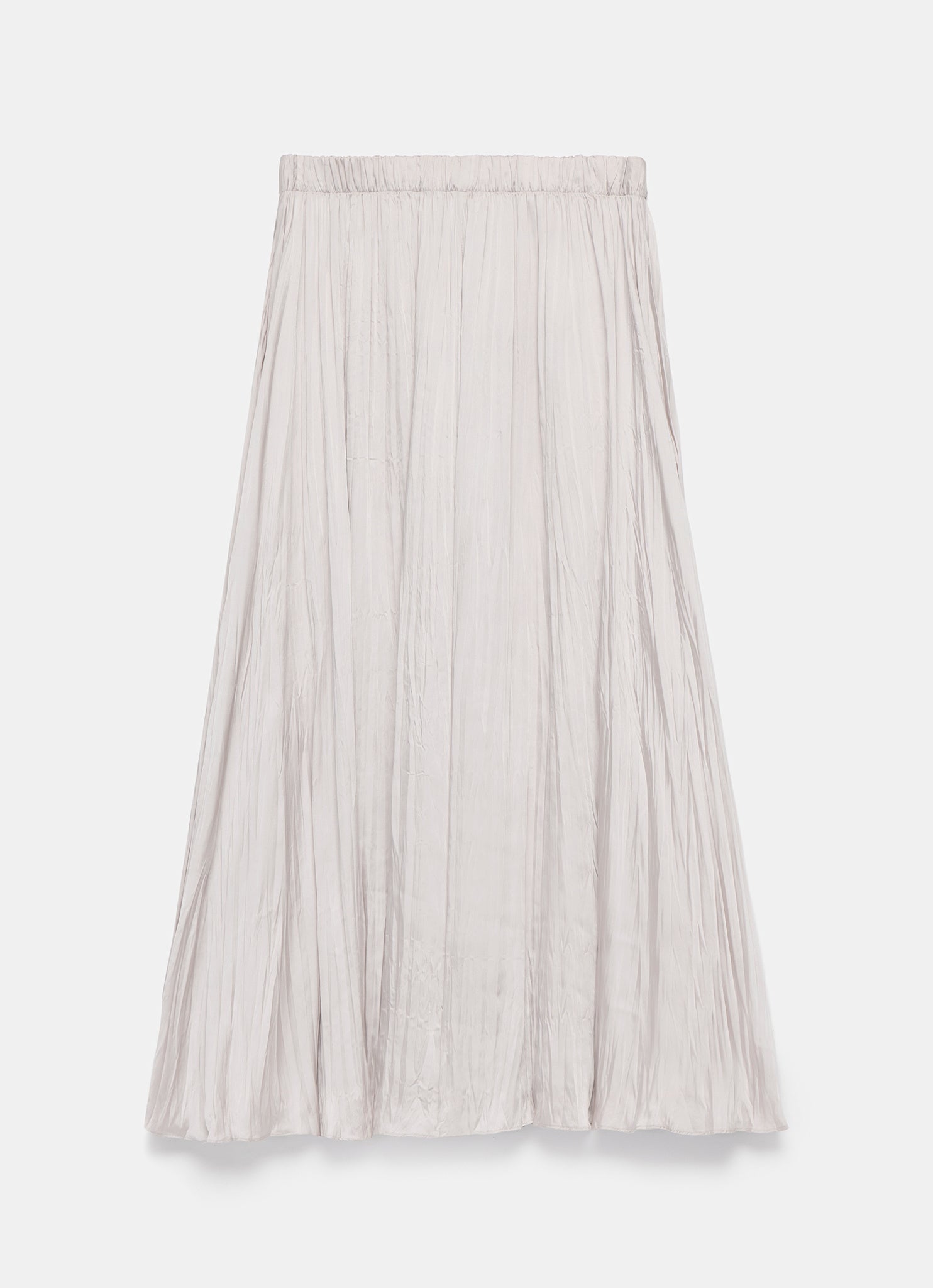 Neutral Crinkle Maxi Skirt
