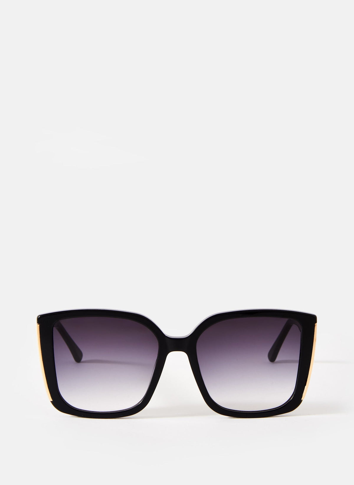 Black Oversized Square Sunglasses