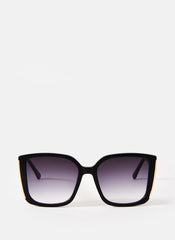 Black Oversized Square Sunglasses